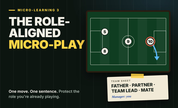 MICRO LEARN WITH BLETHR: Protect the role you are already playing